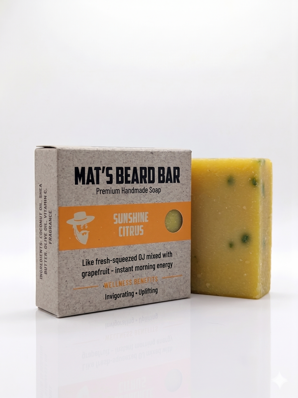 Sunshine Citrus - Mat's Premium Handmade Bar Soaps