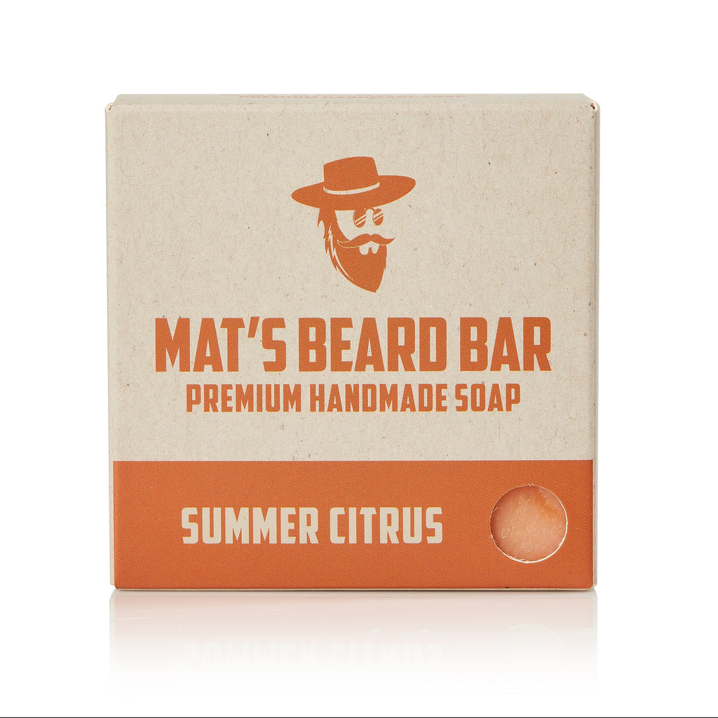 Summer Citrus Handmade Soap for Men Mat's Beard Bar