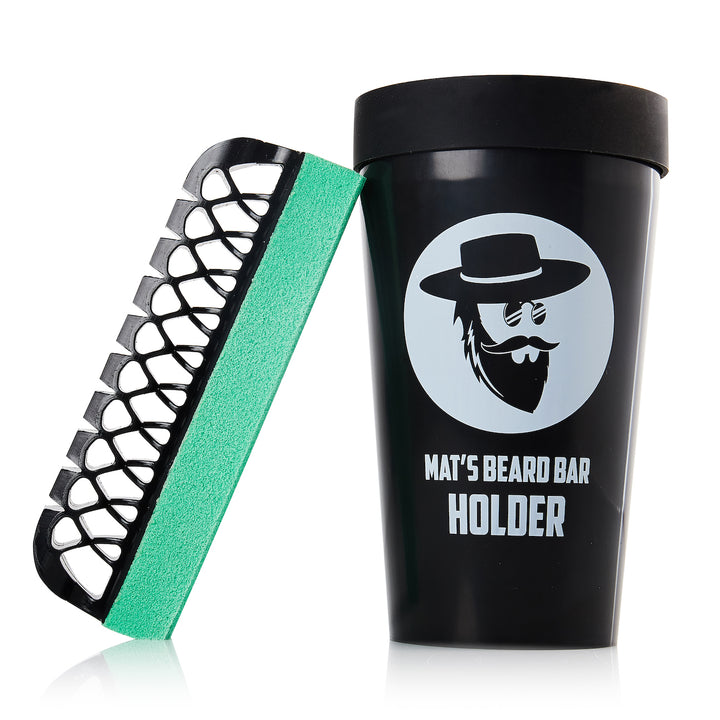 Mat's Beard Bar - XL Family Bundle - Beard Bar Pro v2.0 (6 count), Beard Bar Pro v2.0 Holder (4 count), Two Full Set Premium Bar Soap (10 count) - FLEXIBLE - Clean Up Beard Trimmings from Sinks and Countertops After Shaving - Best Gifts for Men