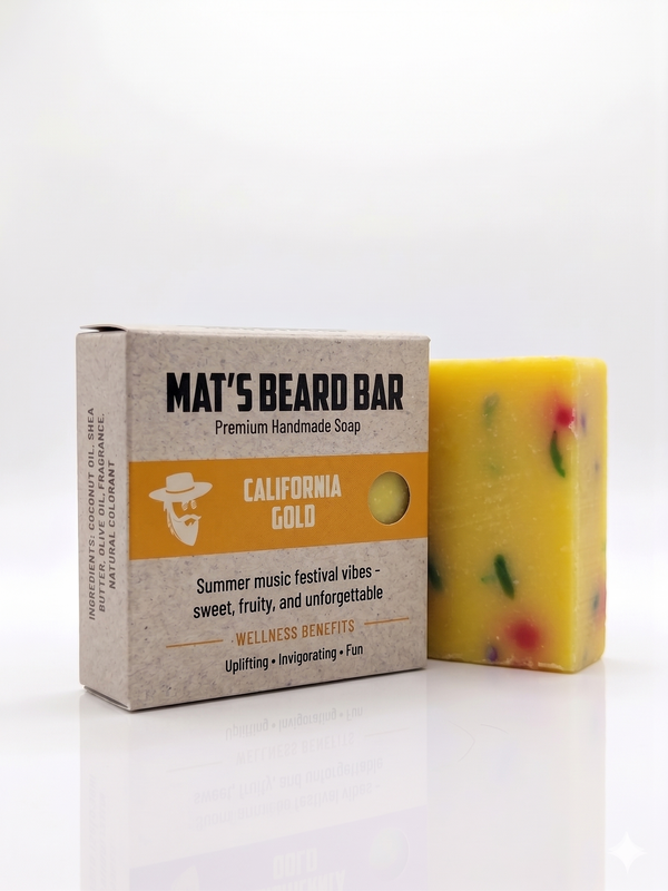 California Gold - Mat's Premium Handmade Bar Soaps