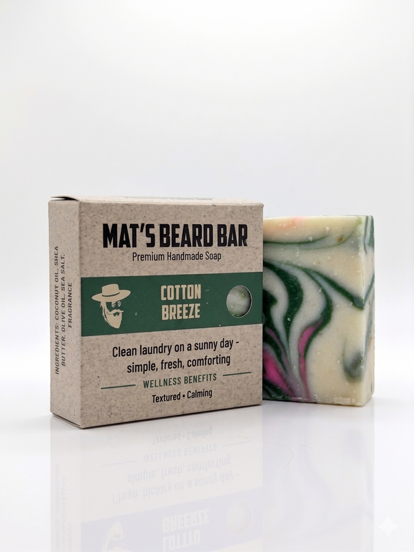 Cotton Breeze - Mat's Premium Handmade Bar Soaps