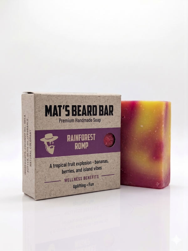 Rainforest Romp - Mat's Premium Handmade Bar Soaps