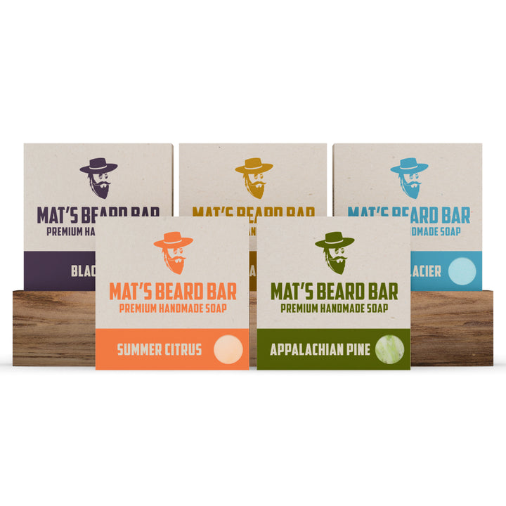 Full Set (5) Mat's Premium Handmade Bar Soaps